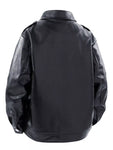 Men's Plus Size Lapel Collar Long Sleeve Outerwear view 4