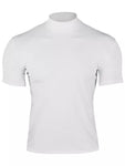 Men's Full Size Short Sleeve Turtleneck T-Shirt Plus Size view 9