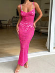 Lace Bodycon Maxi Dress view 4