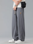 Men's Plus Size Loose Fit Drawstring Casual Pants view 5