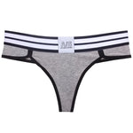 Contrast-Trim Low-Rise Thong view 8