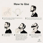Beard Shaping Stencil -- Clean Neckline Guide Tool view 3