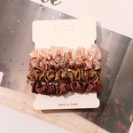 Pure Silk Scrunchie Set, 4-Piece view 7