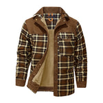 Plaid Fleece-Lined Jacket view 8