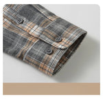 100% Cotton Plaid Flannel Shirt view 6