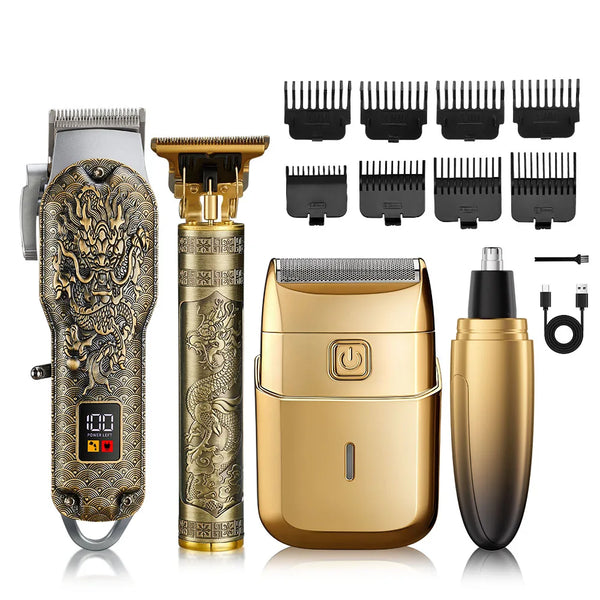 4-in-1 Grooming Kit -- Hair, Beard & Nose Trimmer
