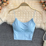 Ice Silk Tank Bra Top view 9