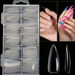 120pc Marble Press-On Nail Set view 9