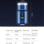 Pocket Electric Shaver -- Travel-Ready Capsule Razor view 6