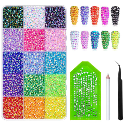 9700pc Nail Rhinestone Kit
