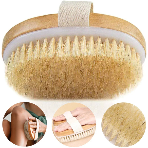 Natural Bristle Body Brush