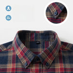 100% Cotton Plaid Flannel Shirt view 2
