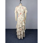 Floral Corset Mermaid Maxi Dress view 6