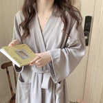 Waffle-Weave Robe view 1