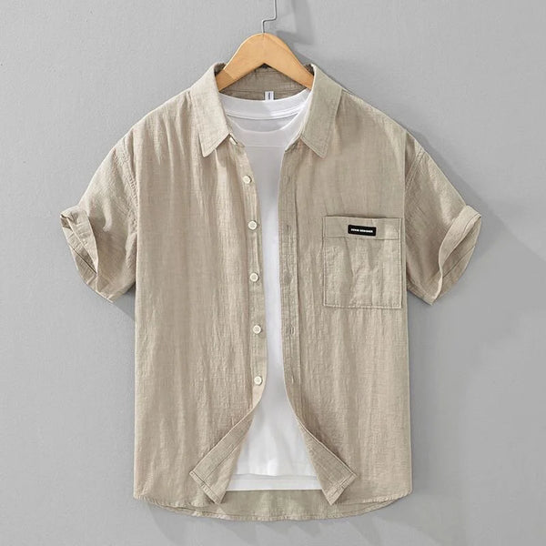 Men's Lightweight Linen Casual Shirt