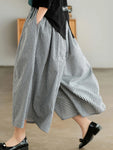 Houndstooth Wide-Leg Trousers view 1