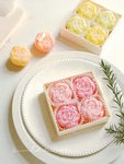 Hand-Shaped Rose Candles, Set of 4 view 5