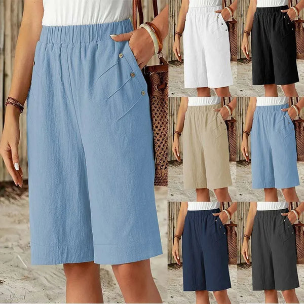 High-Waist Lounge Shorts