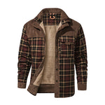 Plaid Fleece-Lined Jacket view 10