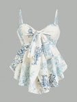 Striped Bow-Tie Cami Top view 1