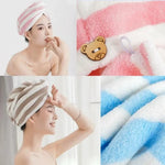 Quick-Dry Hair Turban Towel view 4