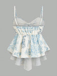 Striped Bow-Tie Cami Top view 2