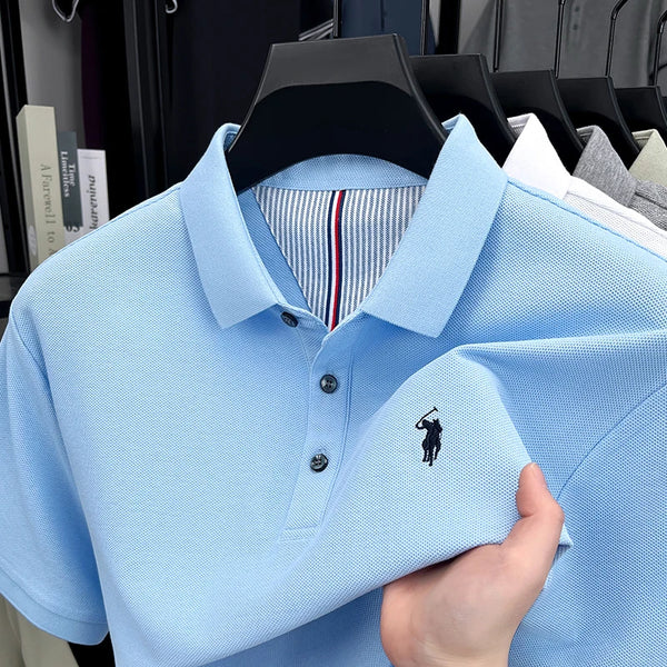 Men's Cotton Embroidered Polo Shirt
