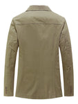 Men's Plus Size Casual Lapel Collar Blazer view 4