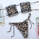Frill Trim Ruched Bikini Set view 9